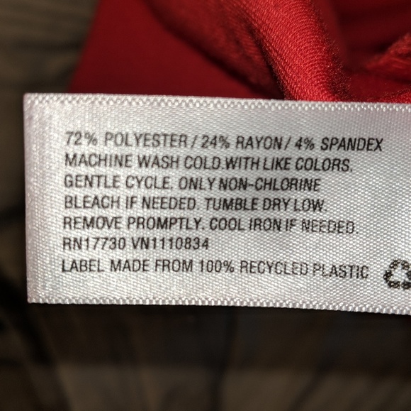 Merona Red Fit and Flare Dress with Pockets - Picture 2 of 7